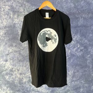 Hagrid's Motorbike Silhouette Moon  Black T-shirt Sz M Unisex Harry Potter